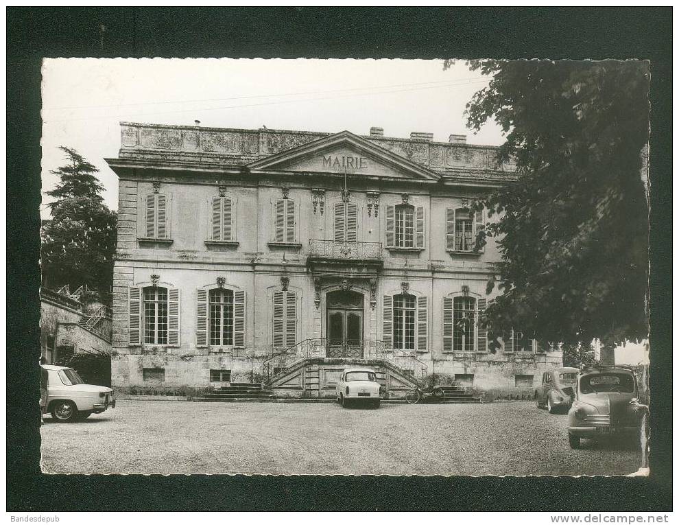 CPSM - Viviers Sur Rhône ( Ardèche 07) - Mairie - Hôtel Roqueplane ( Automobile Renault 4CV Simca CELLARD 40527) - Viviers