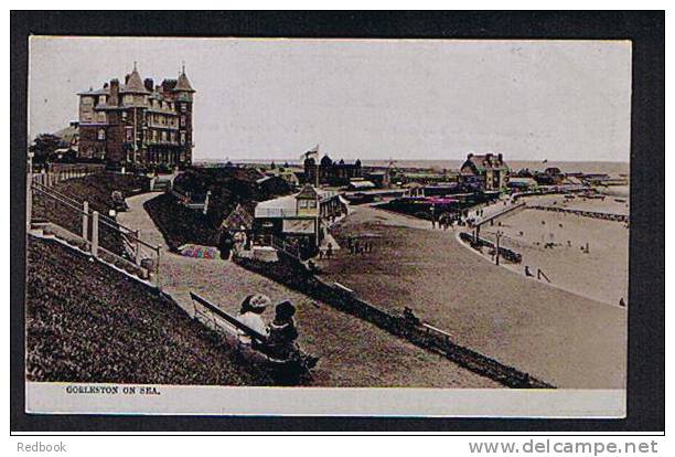 Early Postcard Gorleston On Sea Near Great Yarmouth Norfolk - Ref 504 - Great Yarmouth