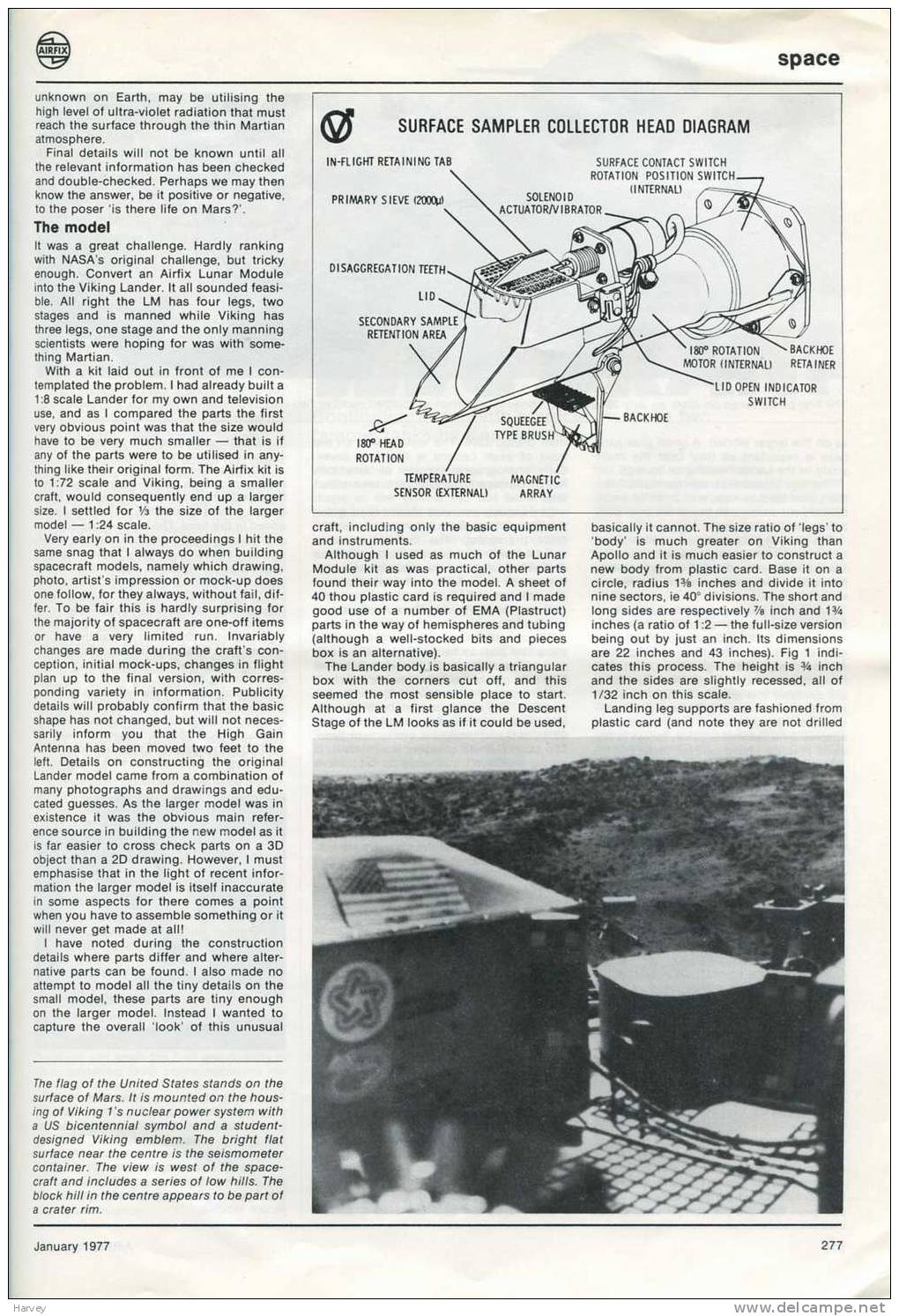 Airfix Magazine January 1977 - Grande-Bretagne