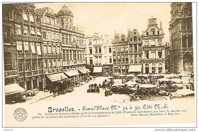 BRUXELLES. BRUSSELS , Plaza De Mercadillo,  ( Belgica) ,post Card, - Markets