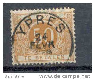 Belgie -  Belgique Ocb Nr : TX 8 YPRES  (zie  Scan) - Timbres