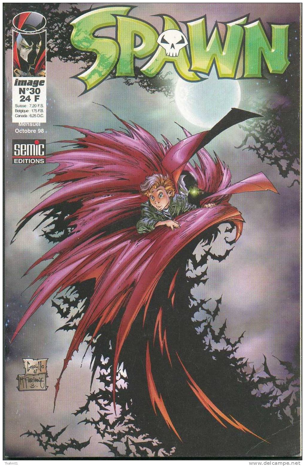 SPAWN  N° 30  IMAGE SEMIC EDITIONS  DE 1998 TTBE - Spawn