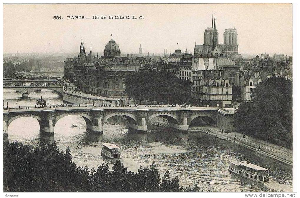 Postal PARIS,  Ile De La Cité. Ponts - Die Seine Und Ihre Ufer