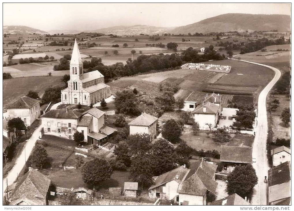 Oyeu (isere) Vers Virieu Tour Du Pin Vue Aérienne - Virieu