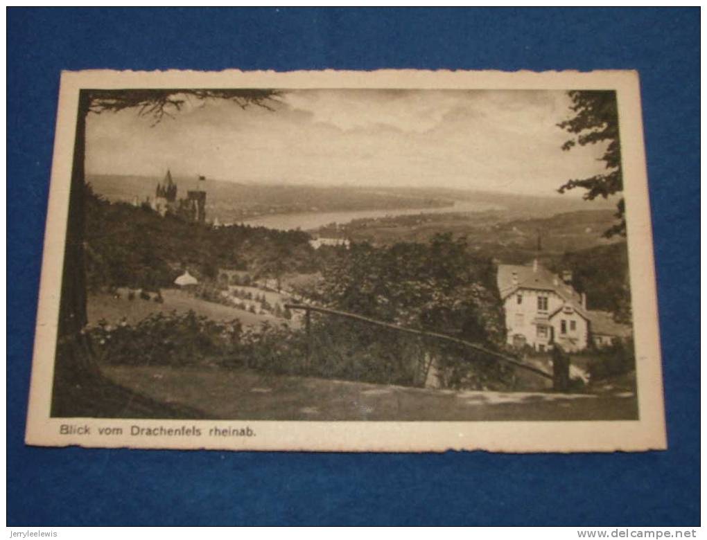 Blick Vom Drachenfels Rheinab - Remagen