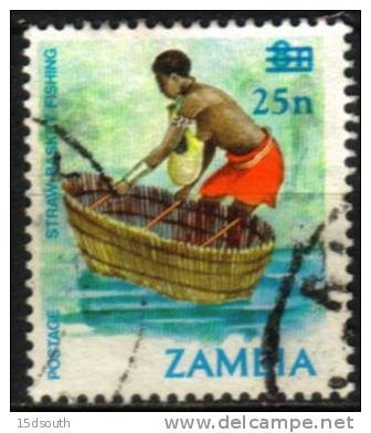 Zambia - 1985 Surcharges 25n Used - Zambie (1965-...)