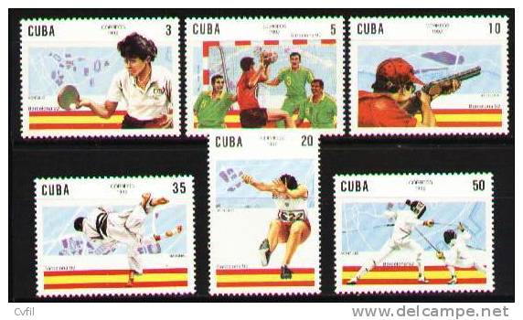 CUBA 1992 - JEUX OLYMPIQUES BARCELONA 1992 (6) - Ongebruikt