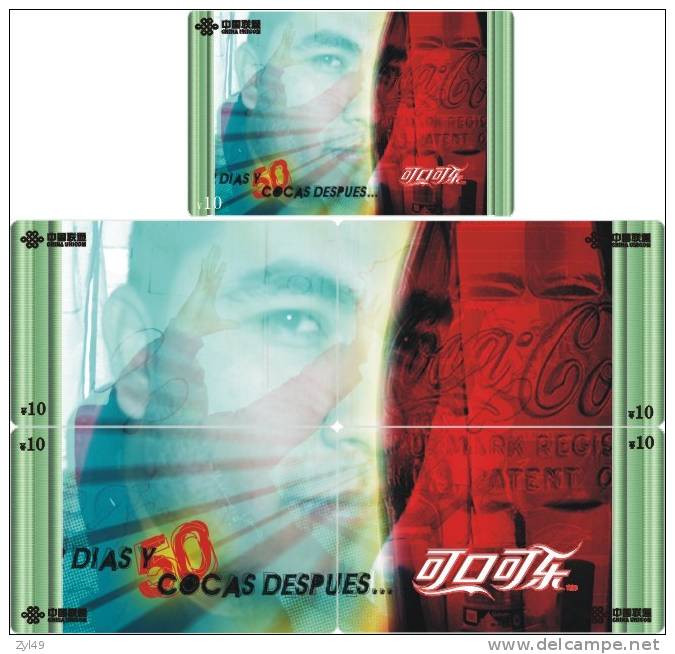 C04209 China Coca Cola Puzzle 5pcs - Alimentation