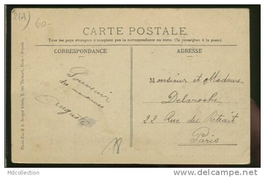 60 GUISCARD / La Place / CARTE SEMI GLACEE - Guiscard