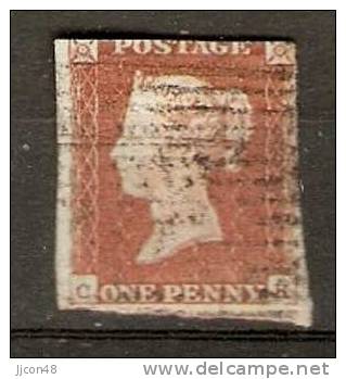 GReat Britain 1841  QV  1d Red Imperf. (o) C-K - Usati