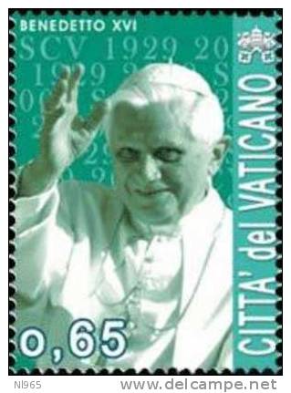 CITTA´ DEL VATICANO - VATIKAN STATE - ANNO 2009 - 80º Anniversario della fondazione dello Stato della Città del Vaticano