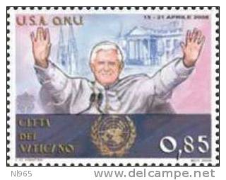 CITTA' DEL VATICANO - VATIKAN STATE - ANNO 2009 - I Viaggi Di S.S. Benedetto XVI Nel Mondo - 2008 - ** MNH - Neufs