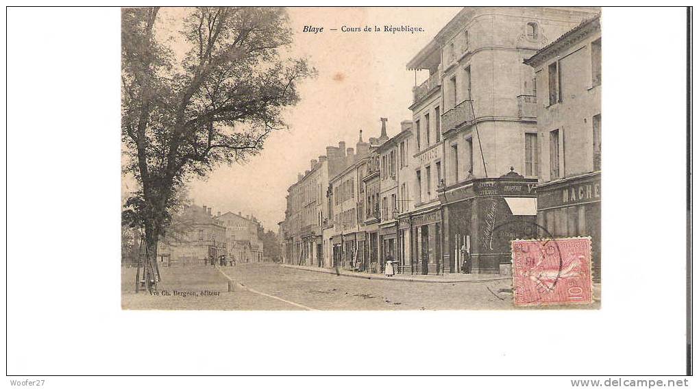 BLAYE Cours De La République - Blaye