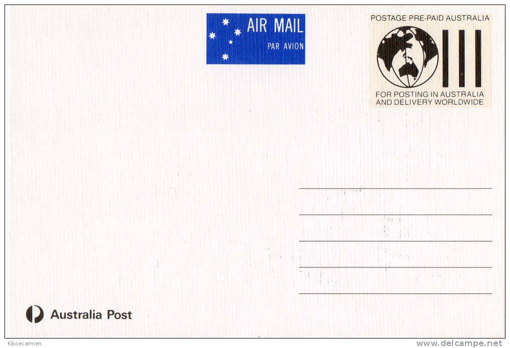 FLIGHT Volo 2scans AUSTRALIA 1990 AIRPLANE Aereo Ultraleggero POSTAL STATIONERY FDC - Enteros Postales