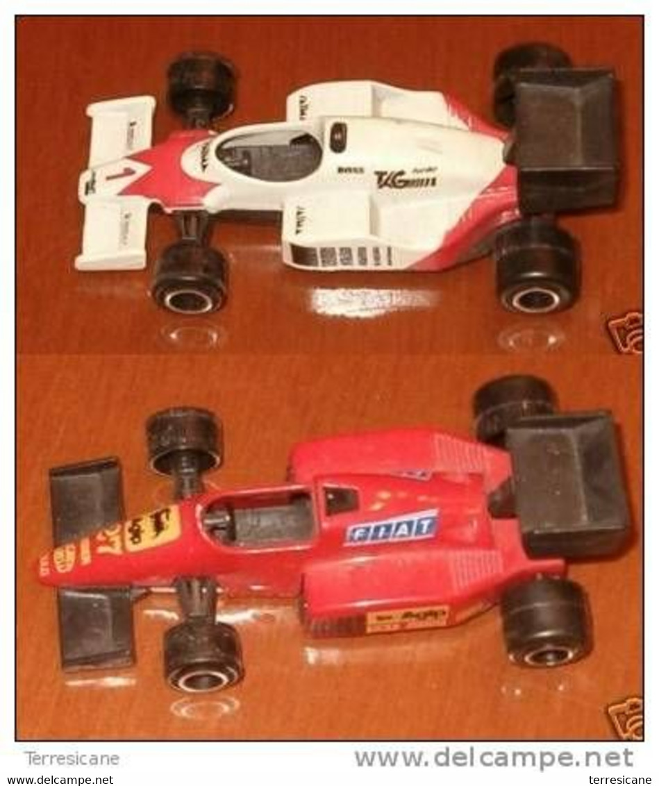 R MAJORETTE VINTAGE F1 MC LAREN & F1 FERRARI 1/55 NO BOX - Majorette