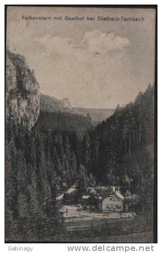 *GERMANY - T011 - TAMBACH - FALKENSTEIN MIT GASTHOF - 1917 - Tambach-Dietharz