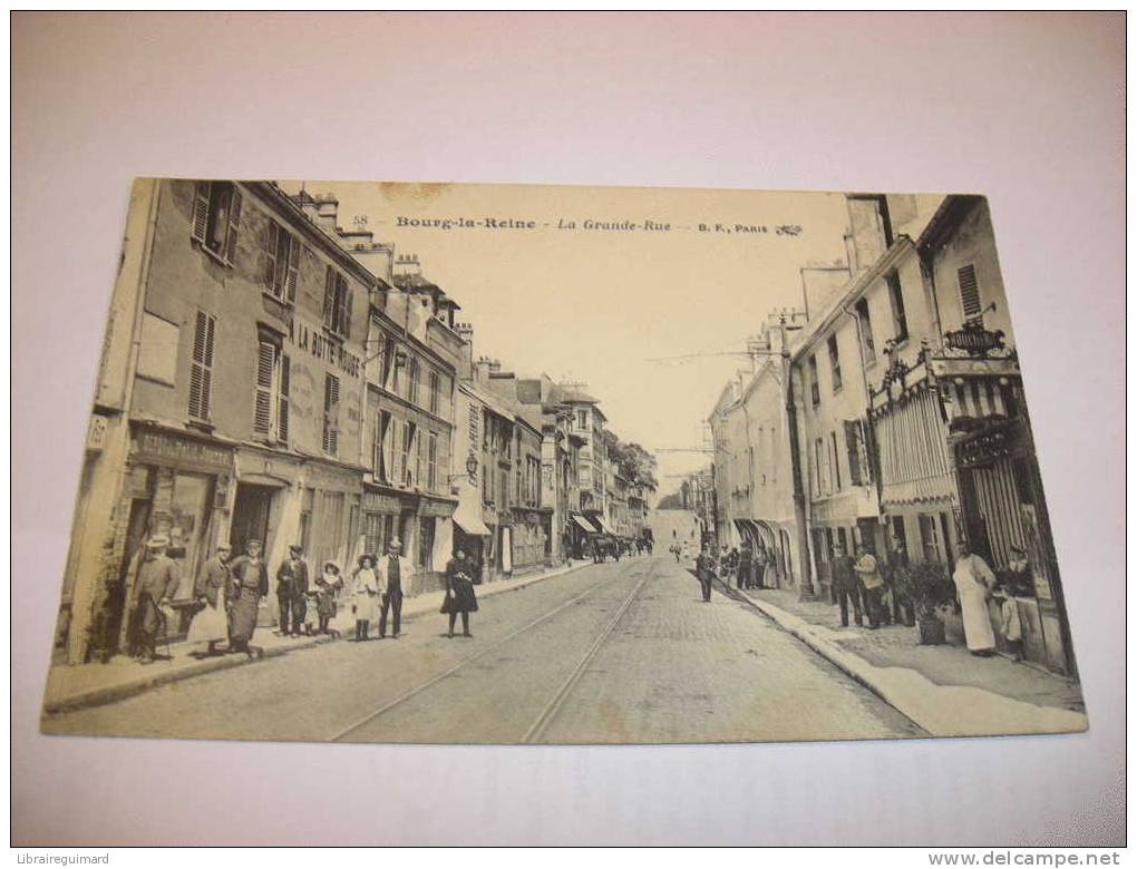 2 Vr - CPA N°58 - BOURG-LA-REINE - La Grande Rue - [92] Hauts De Seine - Bourg La Reine