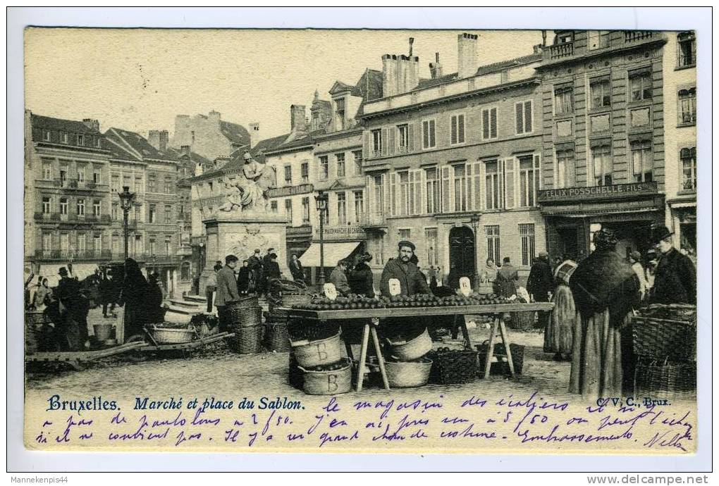 Bruxelles - Marché Et Place Du Sablon - Markets