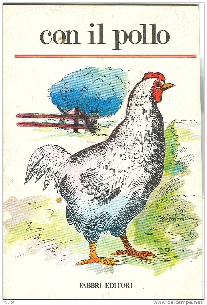 CON IL POLLO - TANTE RICETTE UNA OGNI GIORNO -   FABBRI EDITORE -  STAMPA 1979. FORMATO 9 X 13. - Huis En Keuken