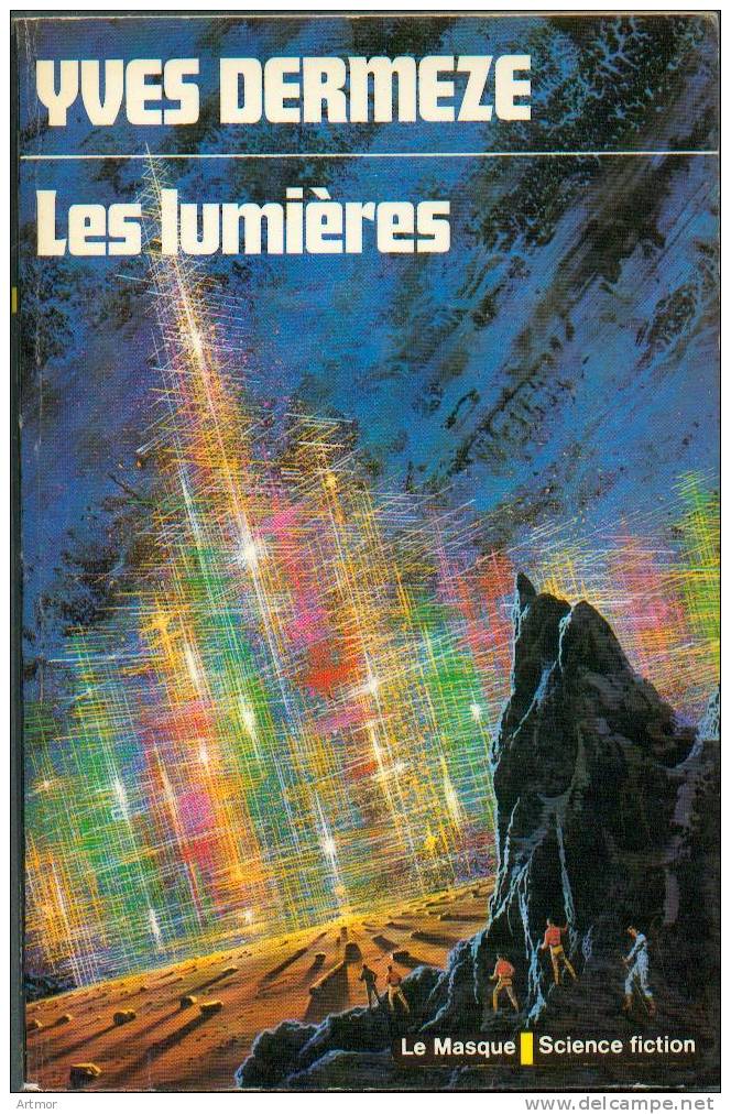 MASQUE N° 38 - 1976 - Y  DERMEZE - LES LUMIERES - Le Masque SF