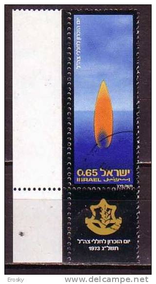 J4805 - ISRAEL Yv N°516 AVEC TAB - Oblitérés (avec Tabs)