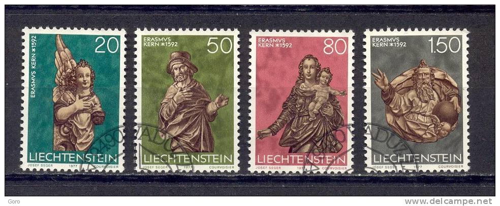 Liechtenstein   1977  .-  Y&T Nº    629/32 - Usati