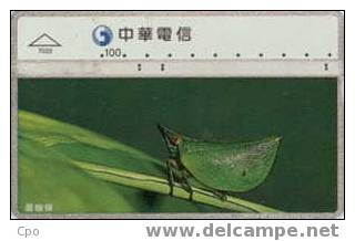 # TAIWAN 7022 Insect 100 Landis&gyr   Tres Bon Etat - Taiwan (Formose)