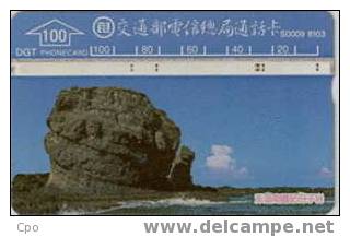 # TAIWAN S0009 Rock On Sea 100 Landis&gyr   Tres Bon Etat - Taiwan (Formosa)