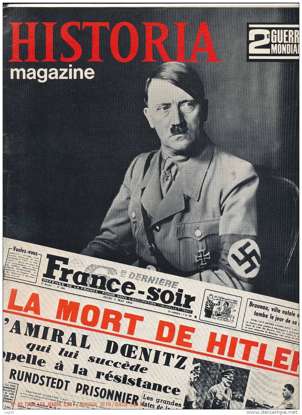 HISTORIA  MAGAZINE  N° 93 - Français