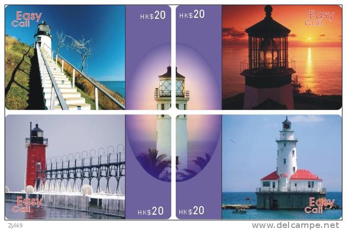 S01003 China Lighthouse Puzzle 4pcs - Faros