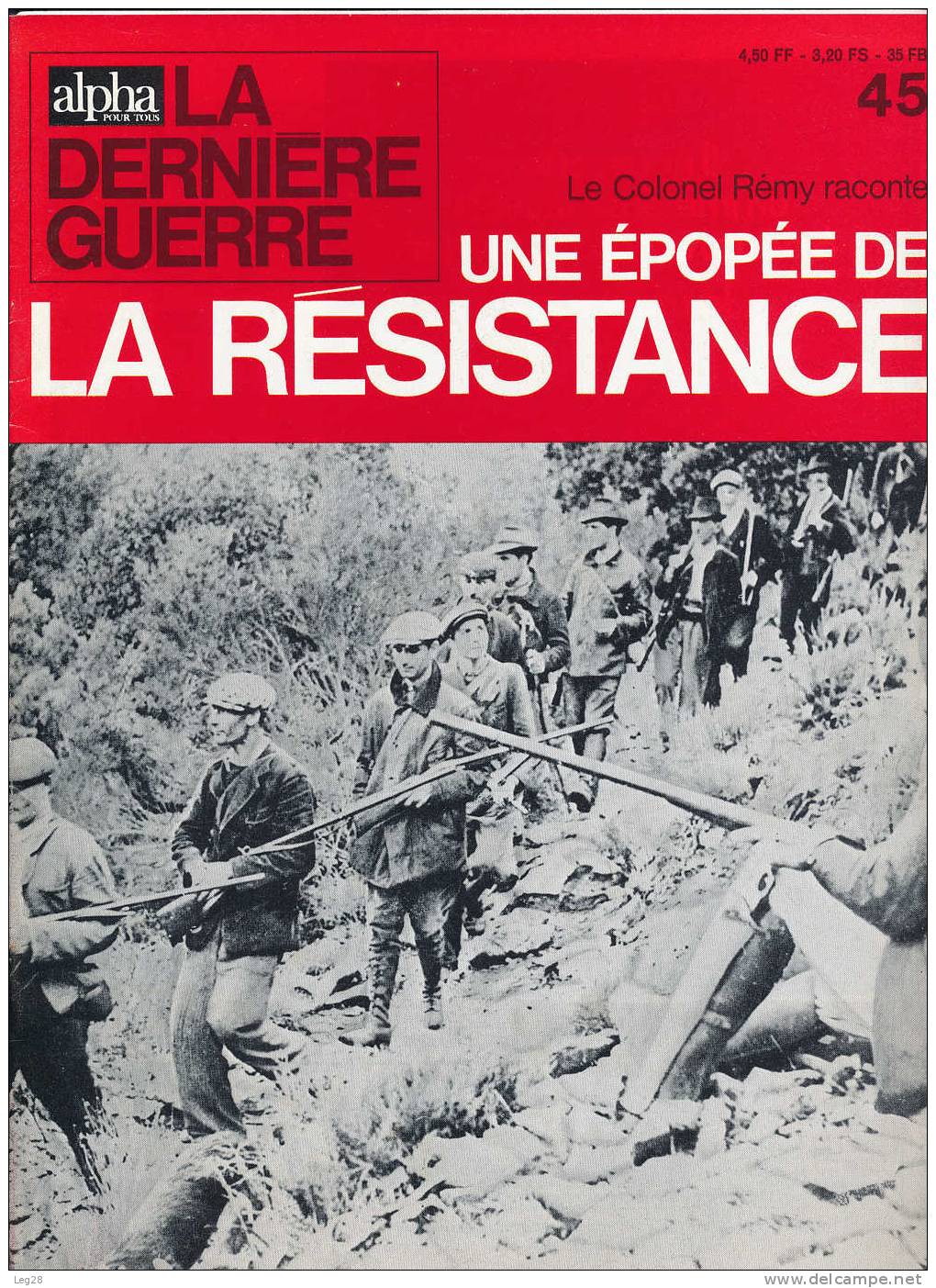 UNE  EPOPEE  DE  LA  RESISTANCE  N° 45 - Francese