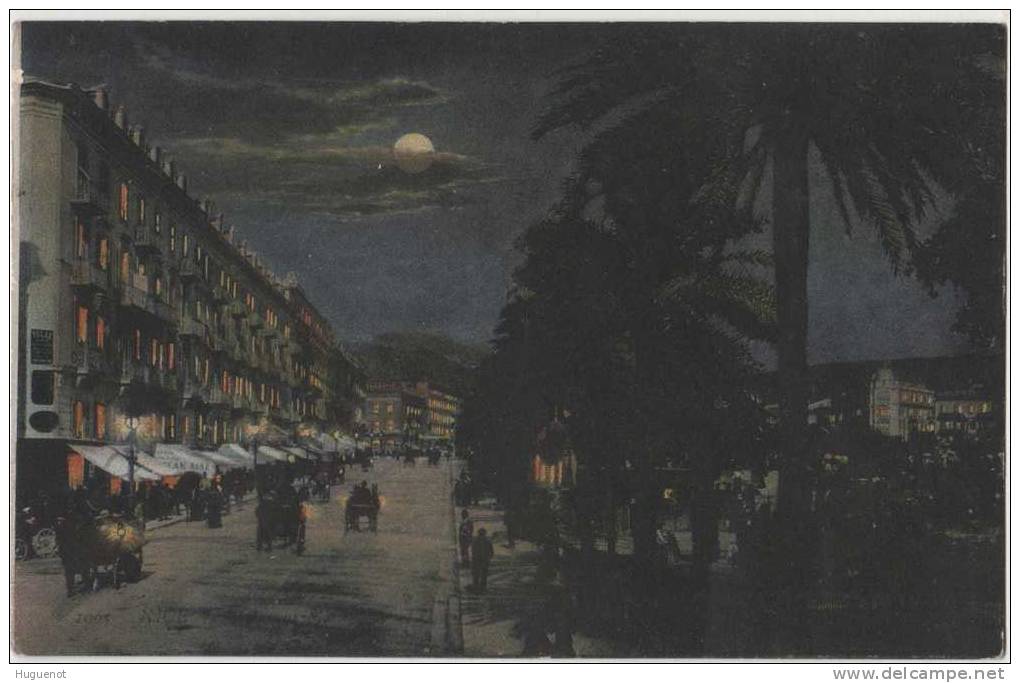 D - CARTE POSTALE - 06 - NICE - LA NUIT - AVENUE MASSENA - - Nice La Nuit