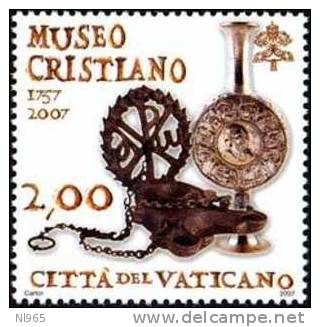 CITTA' DEL VATICANO - VATIKAN STATE - ANNO 2007 - MUSEO CRISTIANO  - ** MNH - Nuovi