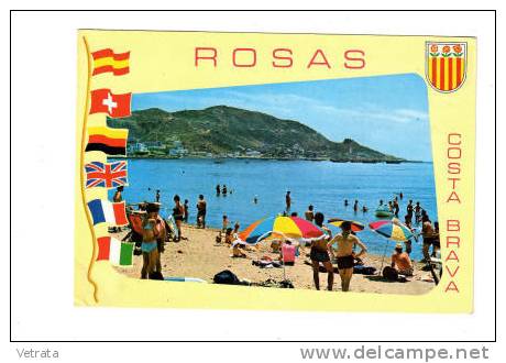Other & unclassified - carte postale affranchie : Costa Brava, Rosas, 1973