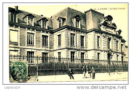 P 442 / CPA  PARIS - (75)    INSTITUT PASTEUR - Gesundheit, Krankenhäuser