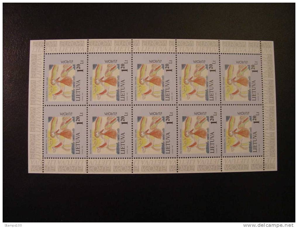 LITHUANIA,  LITAUEN  LTUANIE CEPT 1997 MNH ** MI BLOCK 636/637 (020909) - 1997