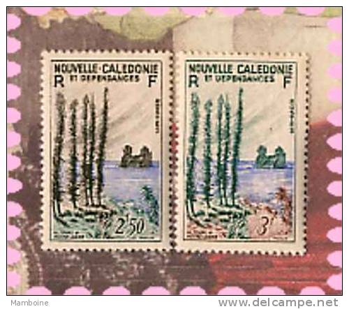 Nlle- Caledonie 1955  Les Tours De Notre Dames N 284 /85  Neuf X X - Nuevos