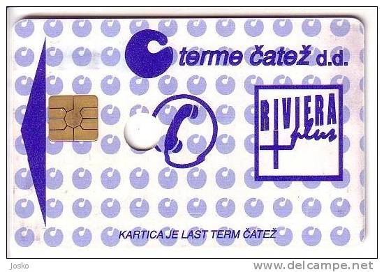 TERME CATEZ ( Slovenia - Rare ) * Hotel Phone Card Thermae Catez - Slovenia * Rarity ! - Slovenia