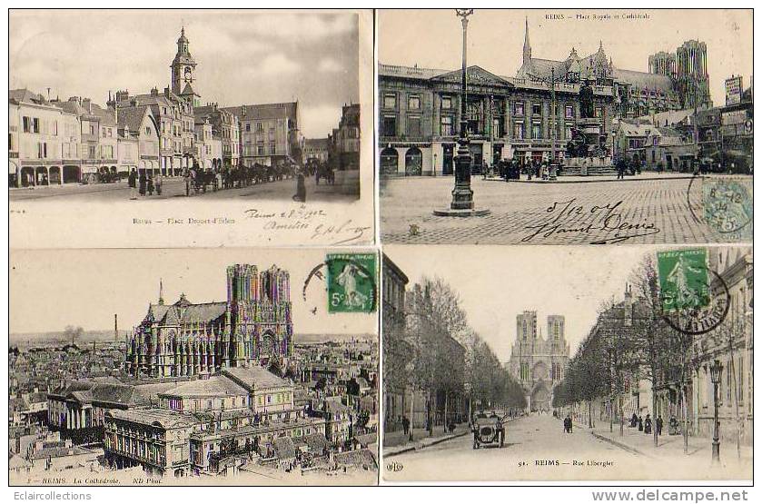 Reims      51    .  1 Lot De  8 Cartes     (voir Scan ) - Reims