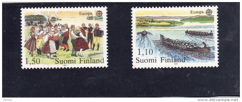 Finlande - Yv. No. 845-6 Neufs** - Nuovi