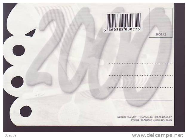 FRANCE CARTE  MAXIMUM NUM.YVERT 3330 BONNES VACANCES - 2000-2009