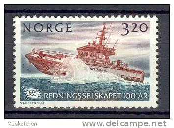 Norway 1991 Mi. 1066  3.20 Kr Gesellschaft Zur Rettung Schiffbrüchiger (NSSR) Rettungskreuzer Skomvær II MNG - Neufs