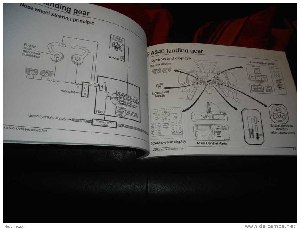 Documentation Flight Deck And Systems Briefing For Pilot  Avion AIRBUS A 340 Systeme De Pilotage Et Breefing Du Pilote - Aviation