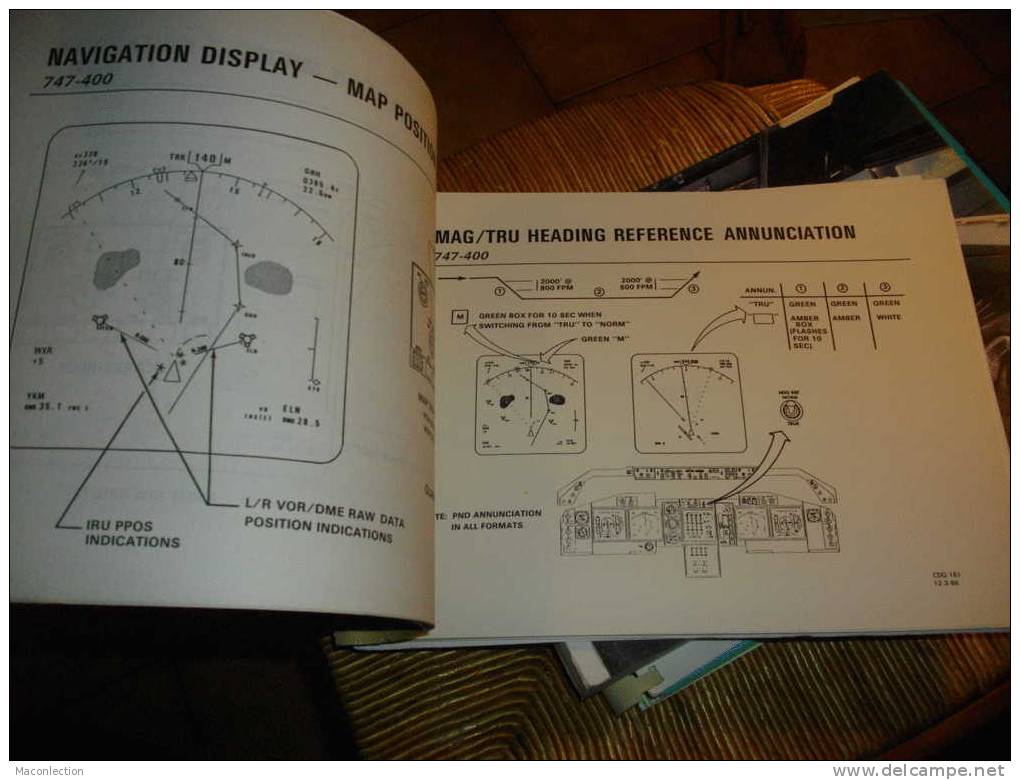 BOEING 747 - 400 ..Two Crew Flight Deck  Systeme De Pilotage 1987 Aviation De Ligne - Aviation