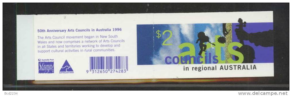 AUSTRALIA 1996 $2.00 REGIONAL ARTS COUNCILS BOOKLET - Markenheftchen