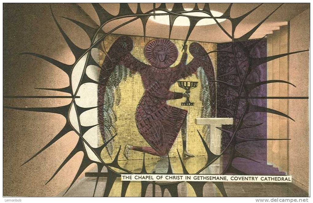 Britain United Kingdom - The Chapel Of Christ In Gethsemane, Coventry Cathedral 1950s Postcard [P844] - Coventry