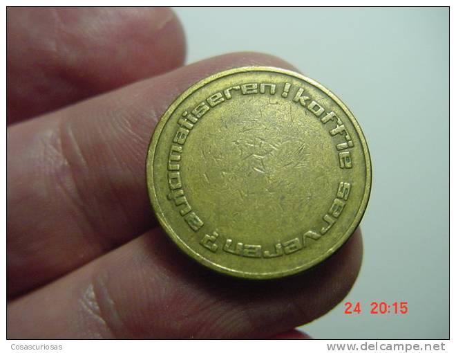 3217 NEDERLAND  NETHERLANDS HOLLAND    AUTOMATIC COFFE CAF    FICHA TOKEN    AÑO / YEAR  CIRCA 1960   VF++ - Professionnels/De Société