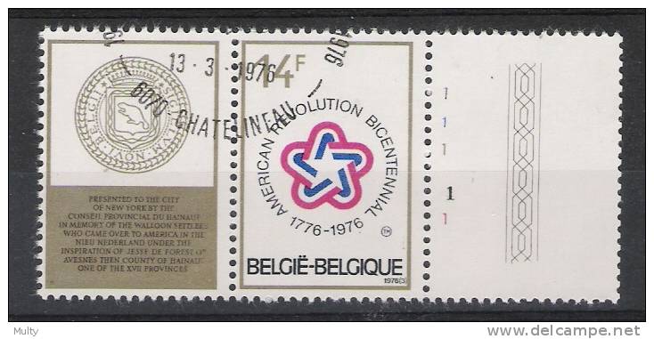 Belgie OCB 1797  (0) Met Plaatnummer 1. - 1971-1980