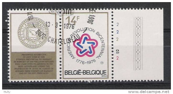 Belgie OCB 1797  (0) Met Plaatnummer 2. - 1971-1980