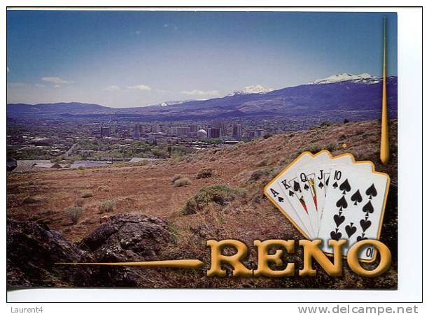 (163) USA - Reno And Deck Of Card - Casinos